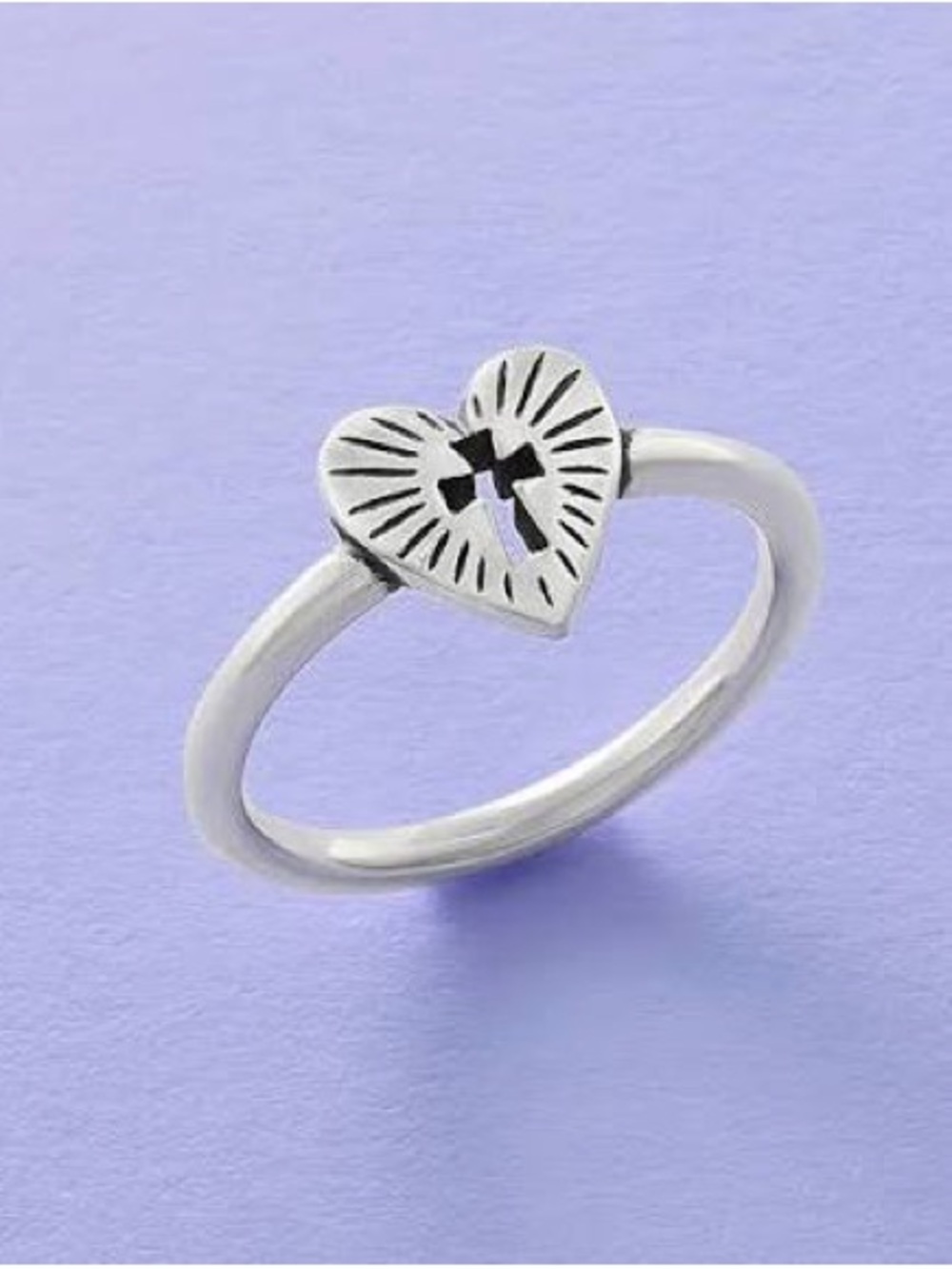James Avery Retired Radiant Faith Ring